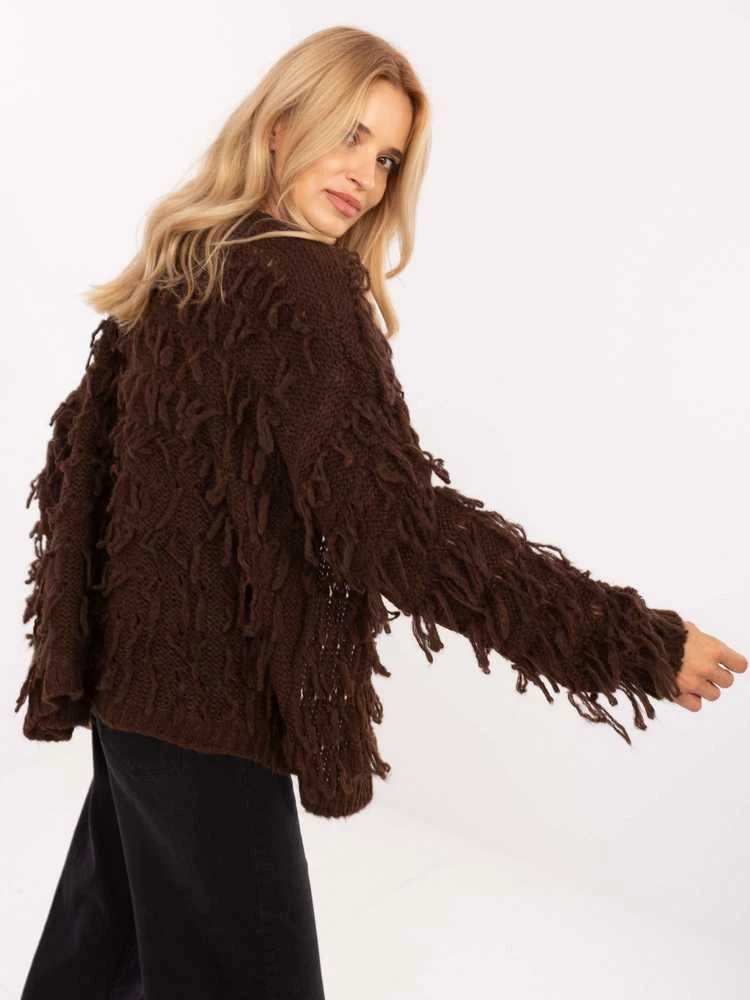 Rue Paris Sweter-MI-SW-1308.21-ruda