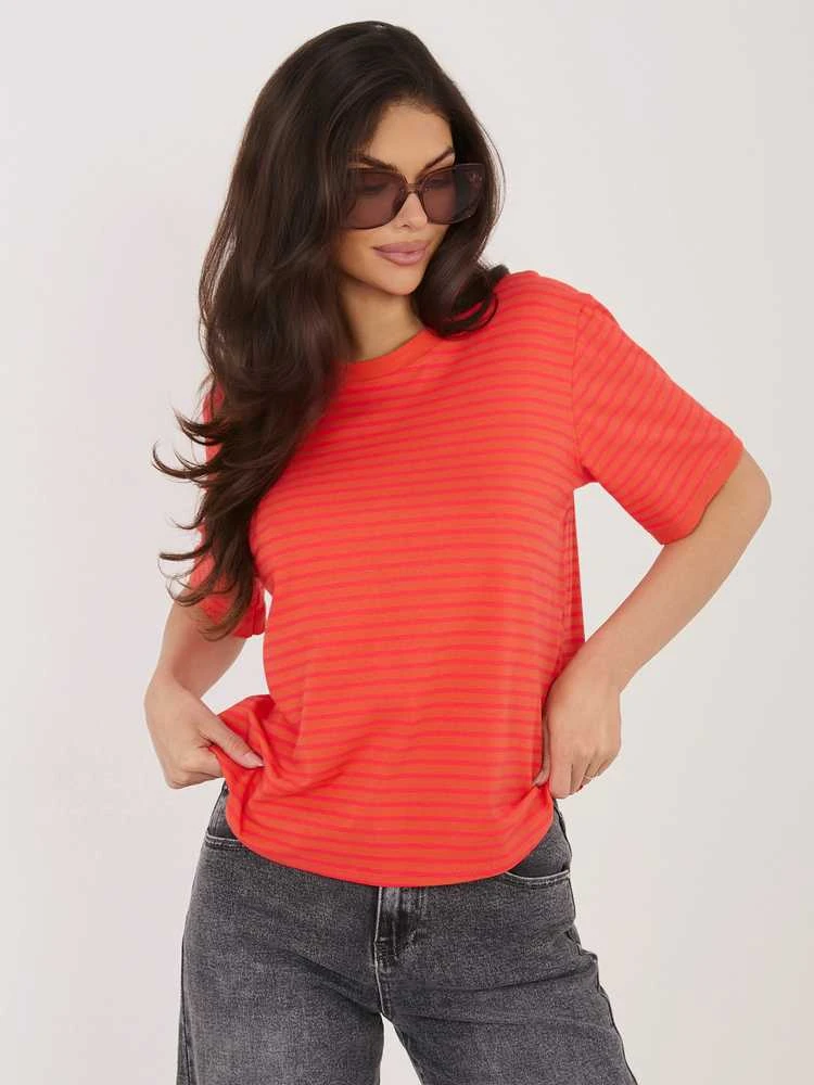 Rue Paris Marškinėliai moterims-IT-TS-20881.85-fluo rožinė