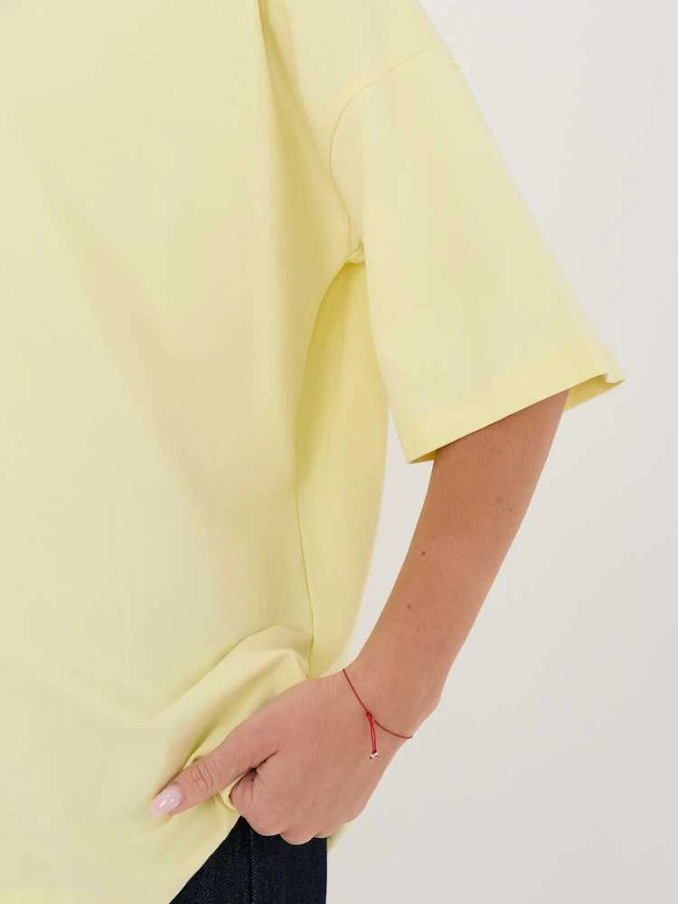 Rue Paris T-shirt-RV-BZ-A1230.12-jasny geltona