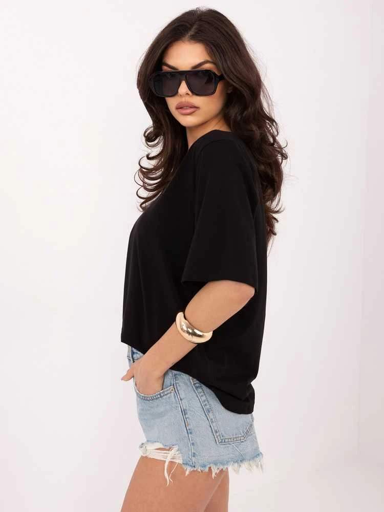Rue Paris T-shirt-RV-BZ-A1268.18-juoda