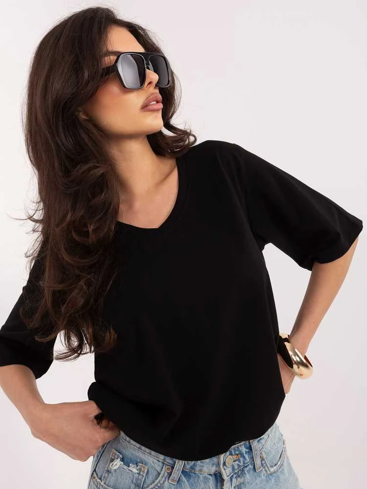 Rue Paris T-shirt-RV-BZ-A1268.18-juoda