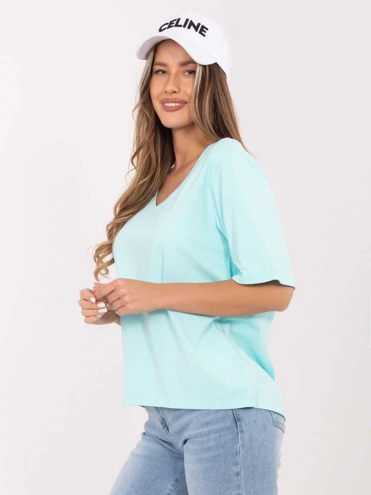 Rue Paris T-shirt-RV-BZ-A1268.18-mietowy