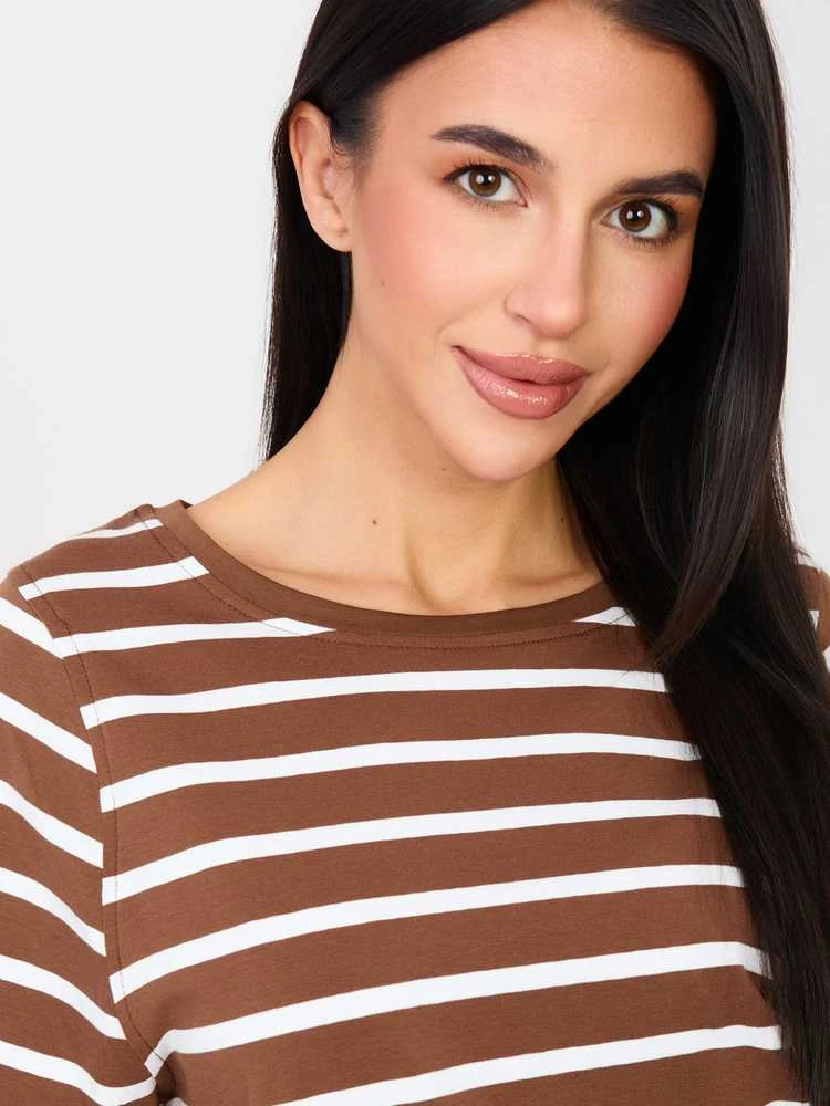 Rue Paris T-shirt-RV-TS-A1087.74-jasny ruda