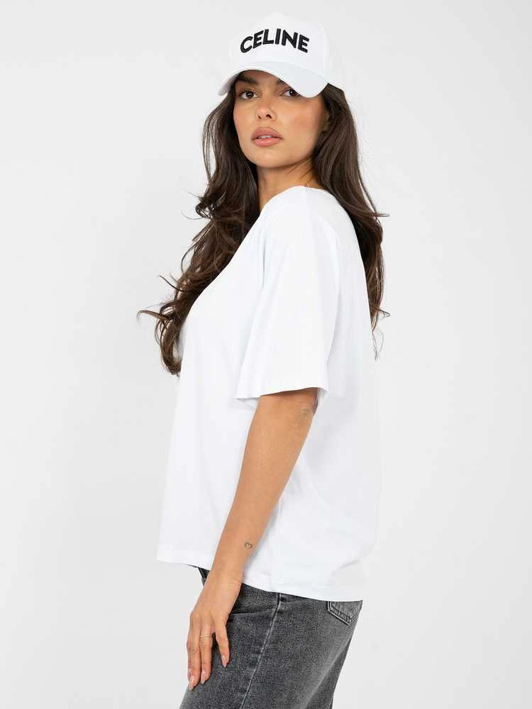 Rue Paris T-shirt-RV-TS-A1089.87-balta