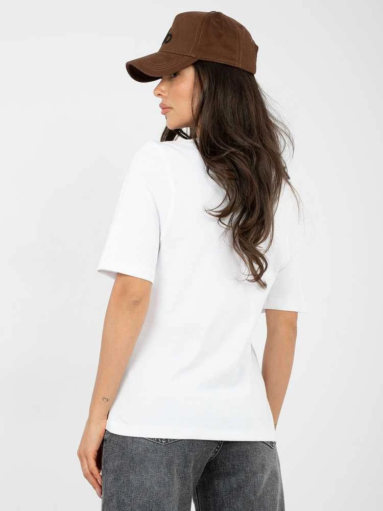 Rue Paris T-shirt-RV-TS-A1090.30-balta