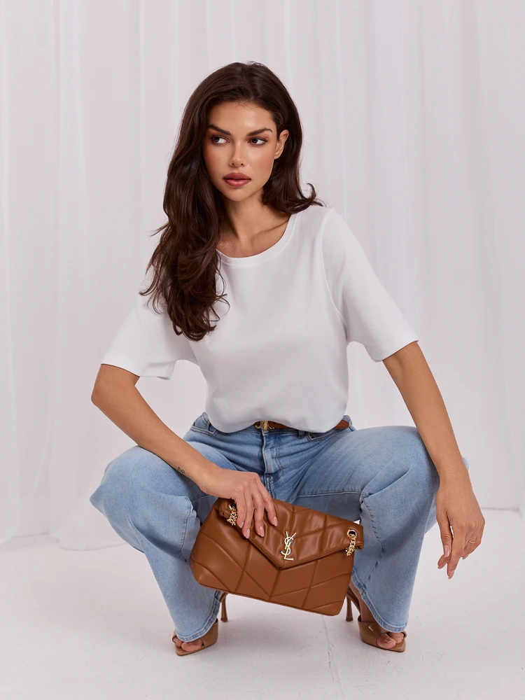 Rue Paris T-shirt-RV-TS-A1090.30-balta
