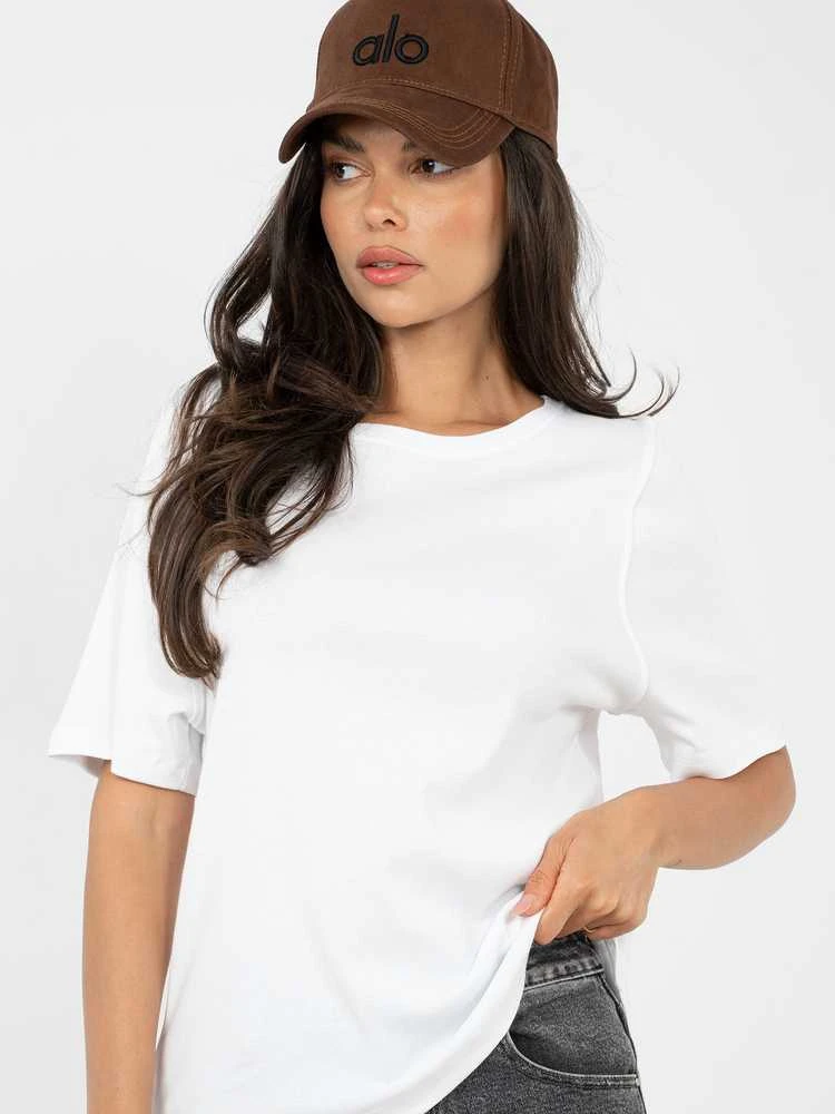Rue Paris T-shirt-RV-TS-A1090.30-balta