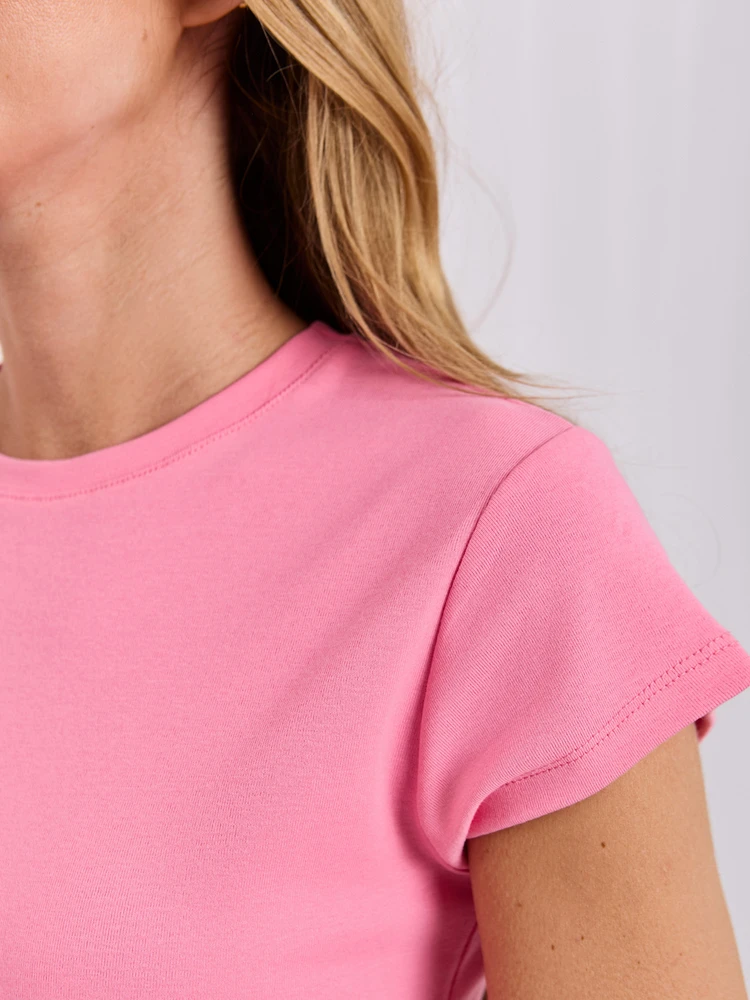 Rue Paris T-shirt-RV-TS-A1440.71-rožinė
