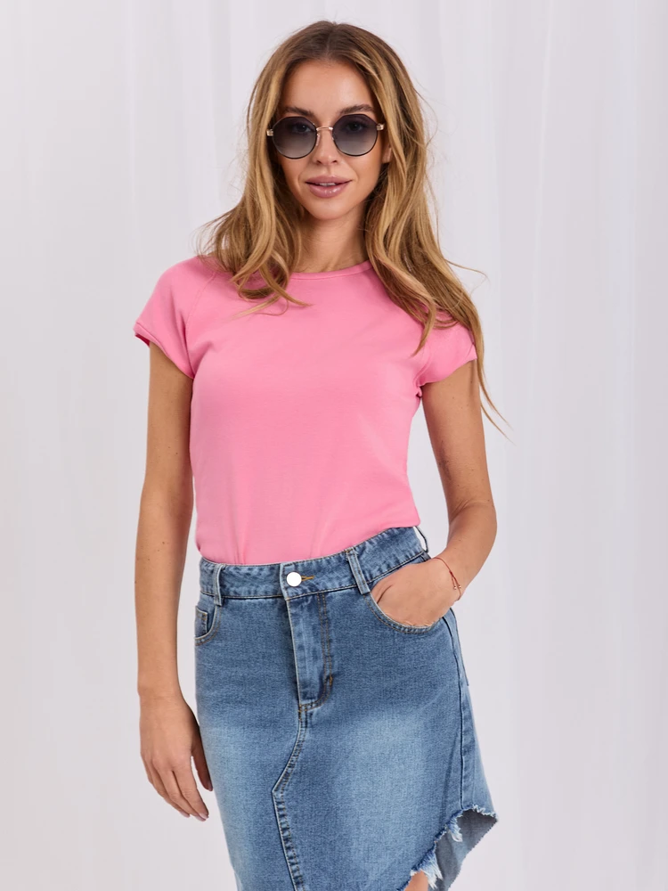 Rue Paris T-shirt-RV-TS-A1442.15-rožinė