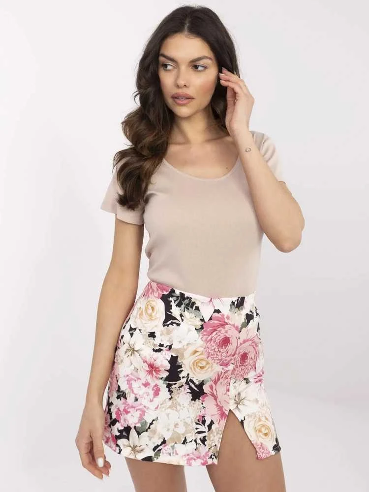 Rue Paris T-shirt-RV-TS-A557-1.18-smėlio spalva