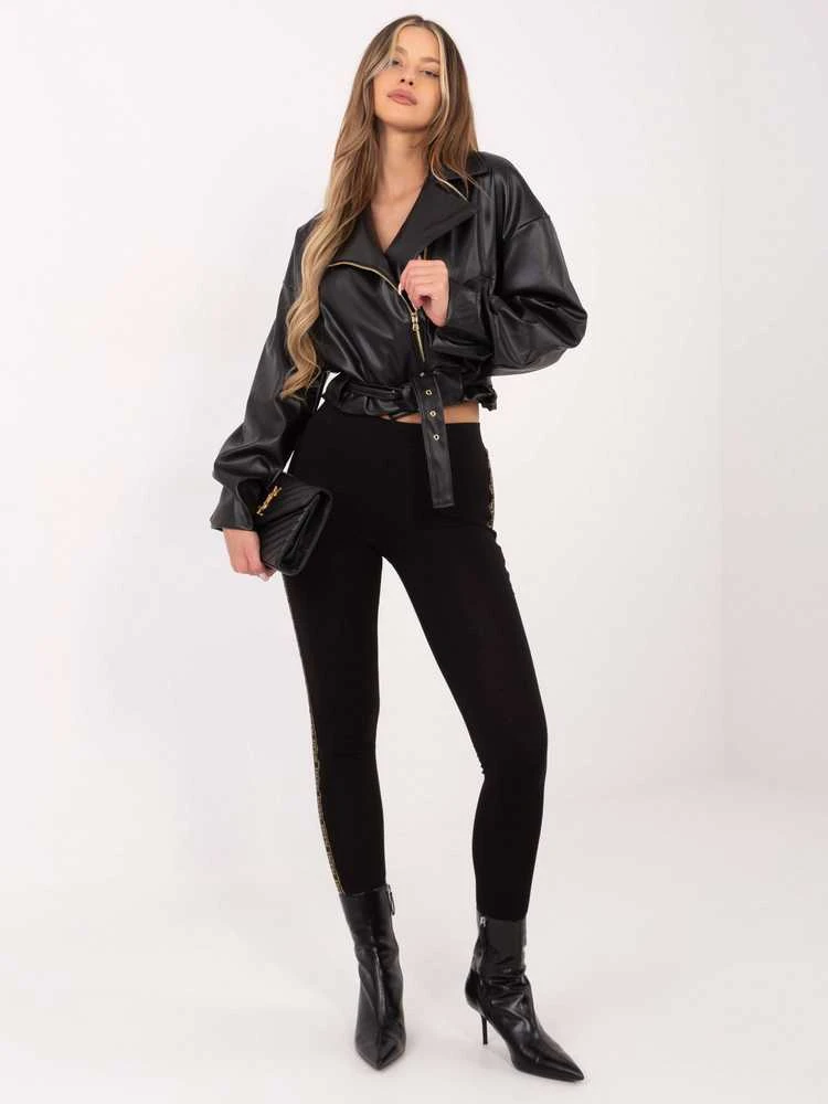 Rue Paris Tamprės moterims -LA-LG-T-45.78P-juoda ir auksinė