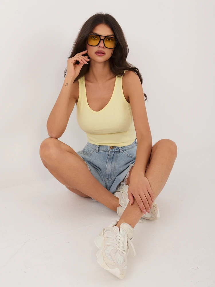 Rue Paris Top-RV-TP-A1335.85-jasny geltona