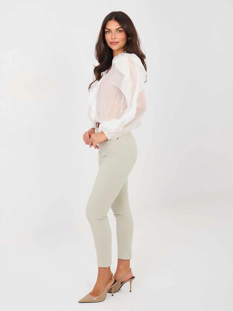 SARA Kelnės jeans-VM-SP-BF1789.65-jasny pilka