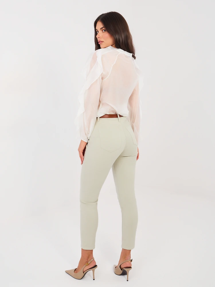 SARA Kelnės jeans-VM-SP-BF1789.65-jasny pilka