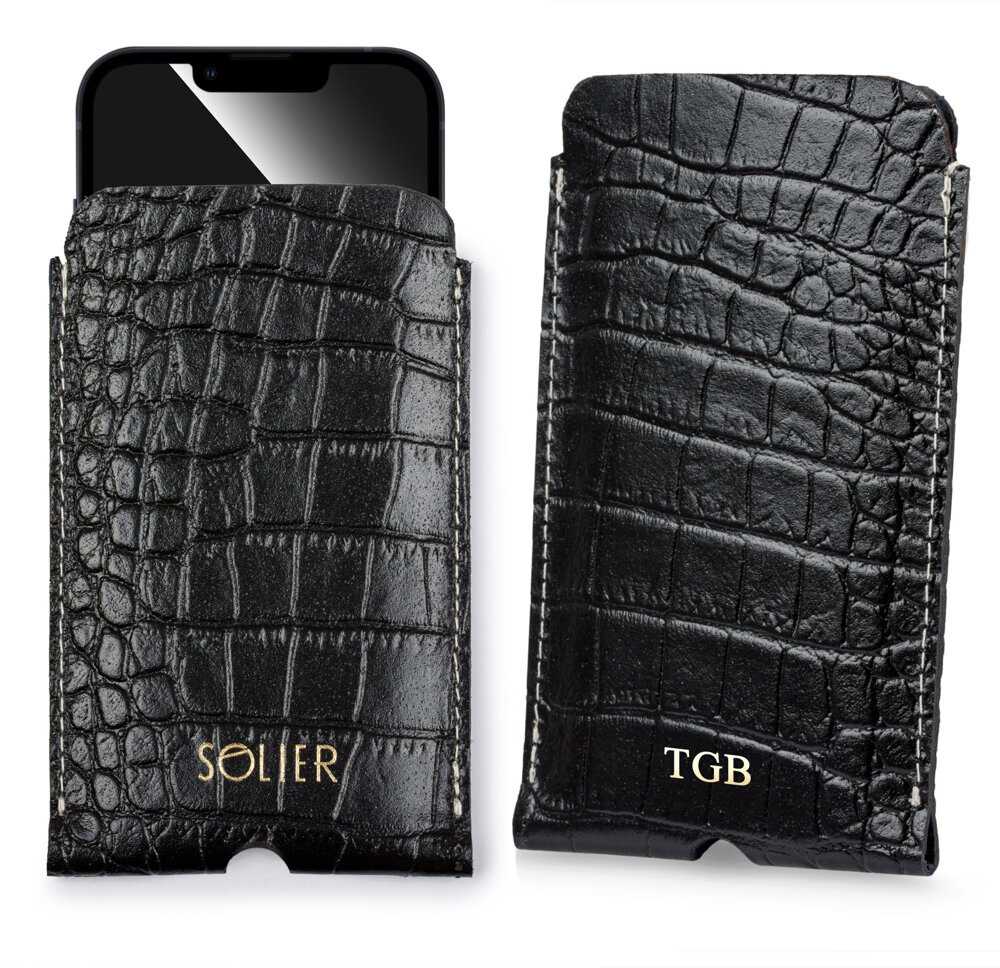 Solier Accessories Dėklas telefonui IPhone 11 Solier SA58 juodas snake