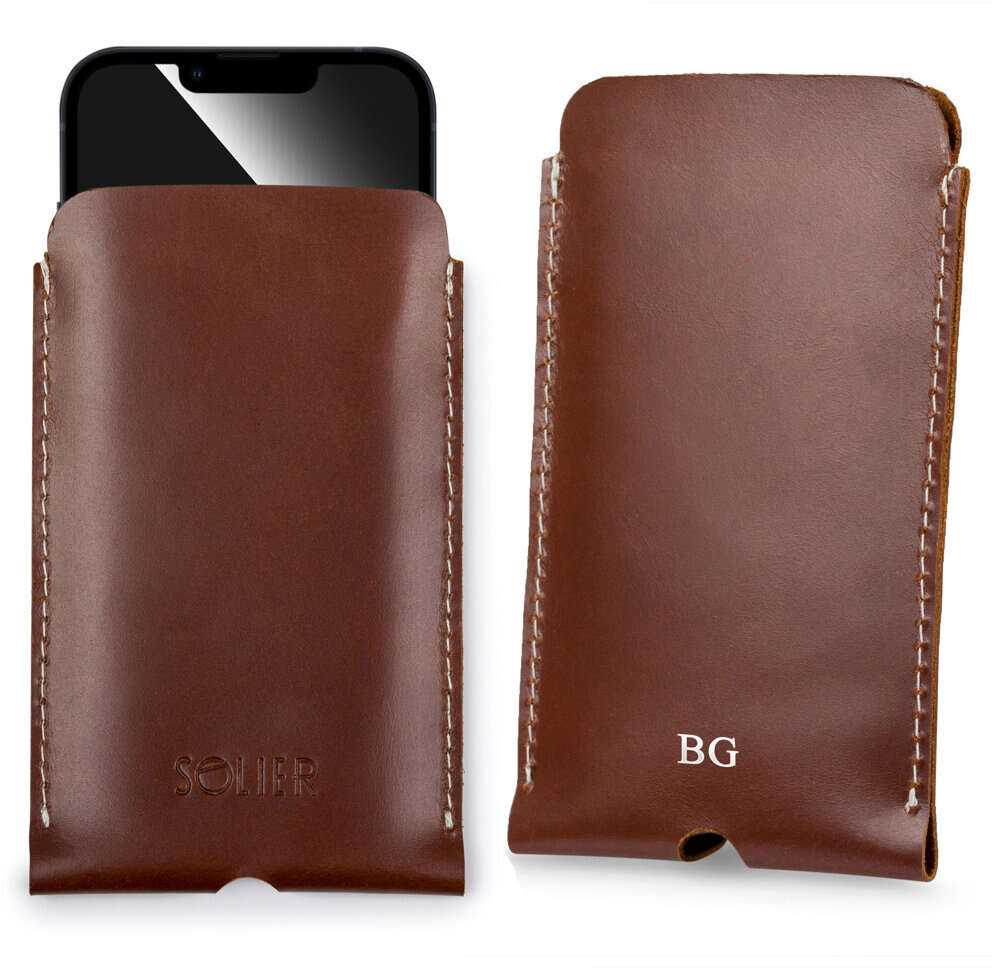 Solier Accessories Dėklas telefonui IPhone 11 Solier SA58 ruda