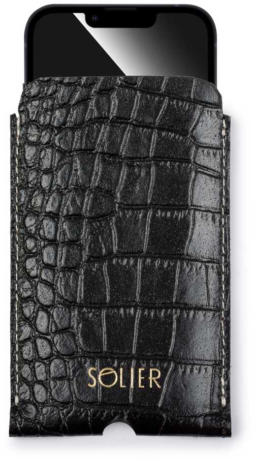 Solier Accessories Dėklas telefonui IPhone 11 Solier SA58 juodas snake