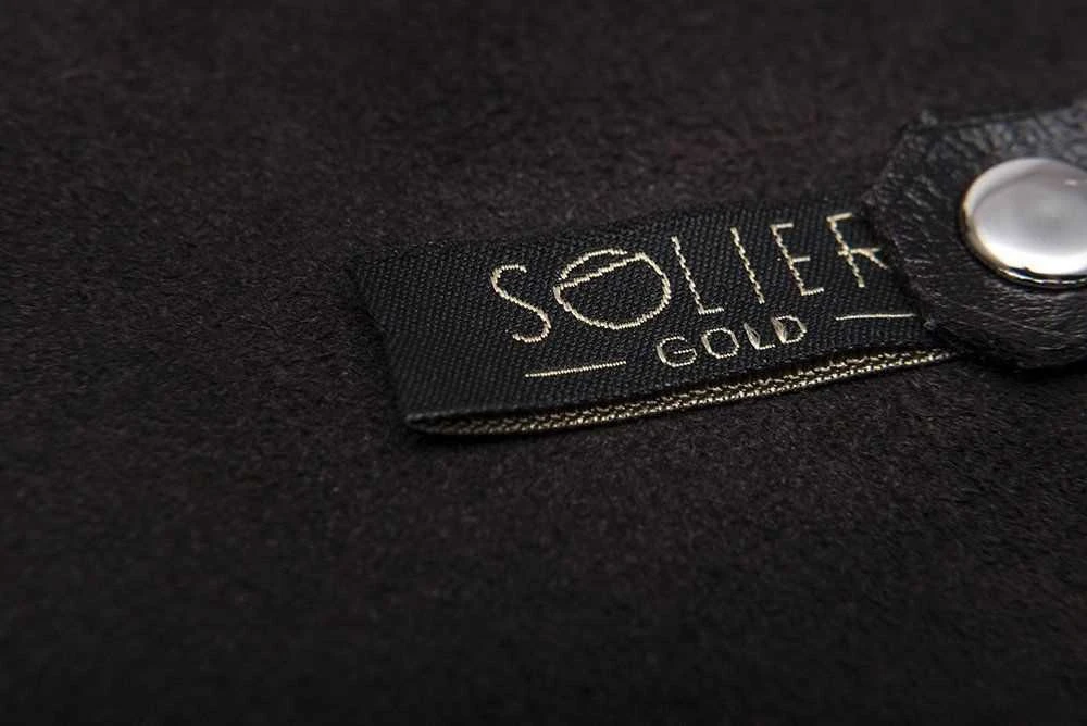 Solier Accessories Odinis raktų dėklas SOLIER SA11 - Tamsiai ruda