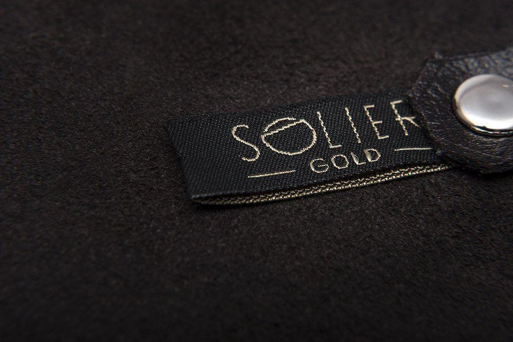 Solier Accessories Odinis raktų dėklas SOLIER SA11 - Tamsiai ruda