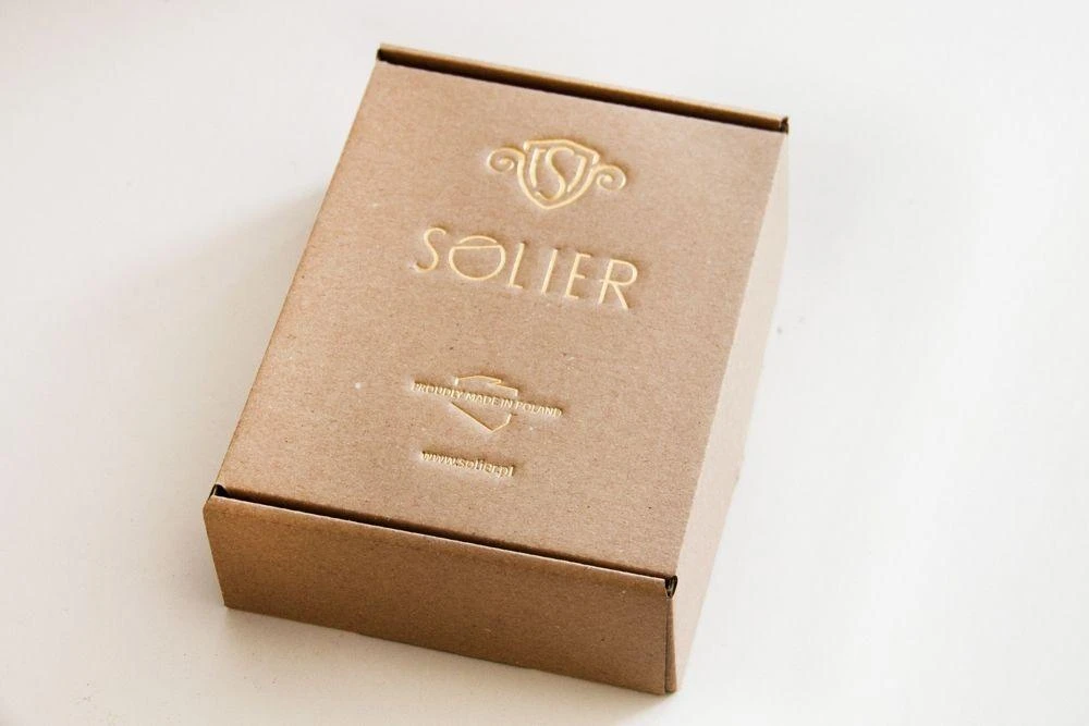 Solier Accessories Odinis raktų dėklas SOLIER SA11 - Šviesiai ruda