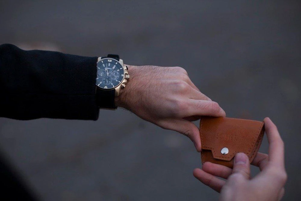Solier Accessories Piniginė monetoms SOLIER SA10 - Ruda