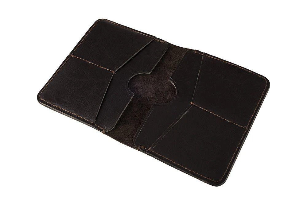 Solier Accessories Piniginė vyrams SOLIER SW10 SLIM - Tamsiai ruda