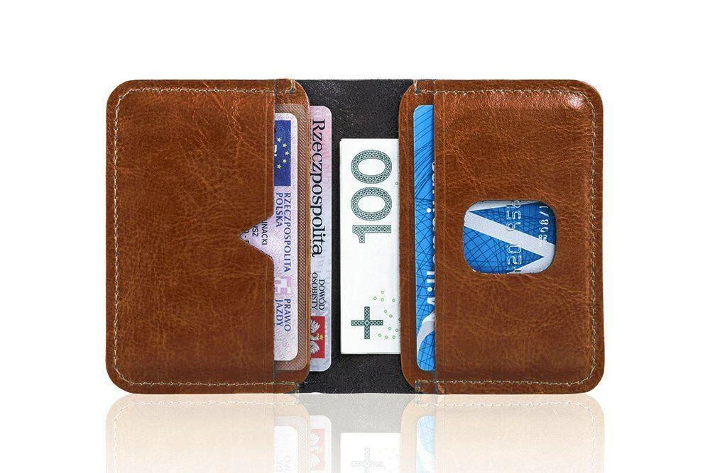 Solier Accessories Piniginė vyrams SOLIER SW11 SLIM - Ruda