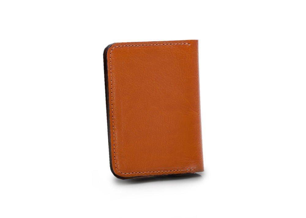Solier Accessories Piniginė vyrams su skyriumi monetoms SOLIER SW16 SLIM - Šviesiai Ruda