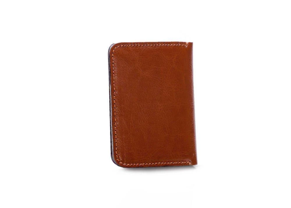 Solier Accessories Piniginė vyrams su skyriumi monetoms SOLIER SW16 SLIM - Ruda