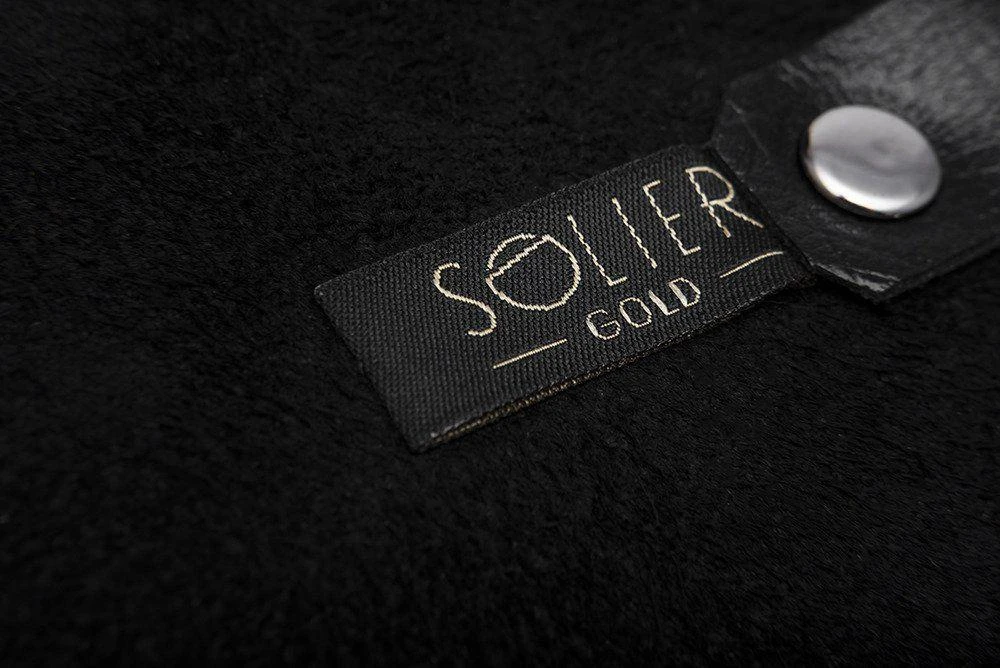 Solier Accessories Raktų dėklas SOLIER SA11 - Juodas