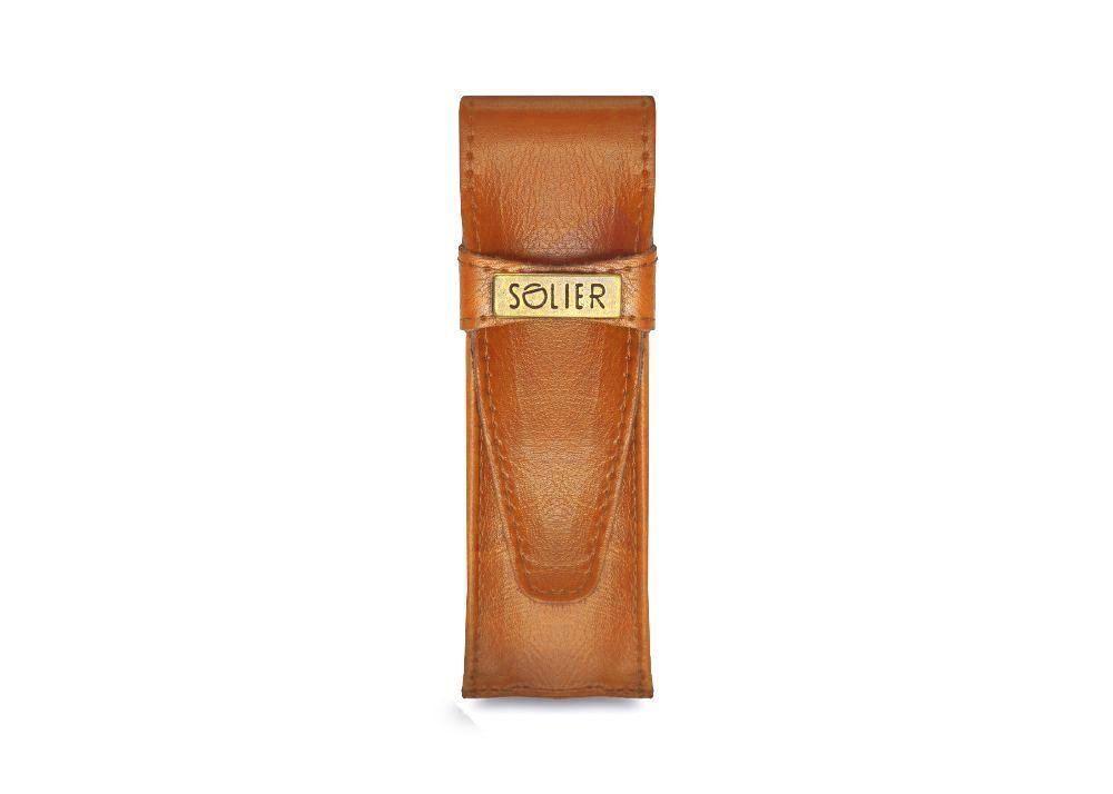 Solier Accessories Rašiklių dėklas SA12 - Šviesiai rudas