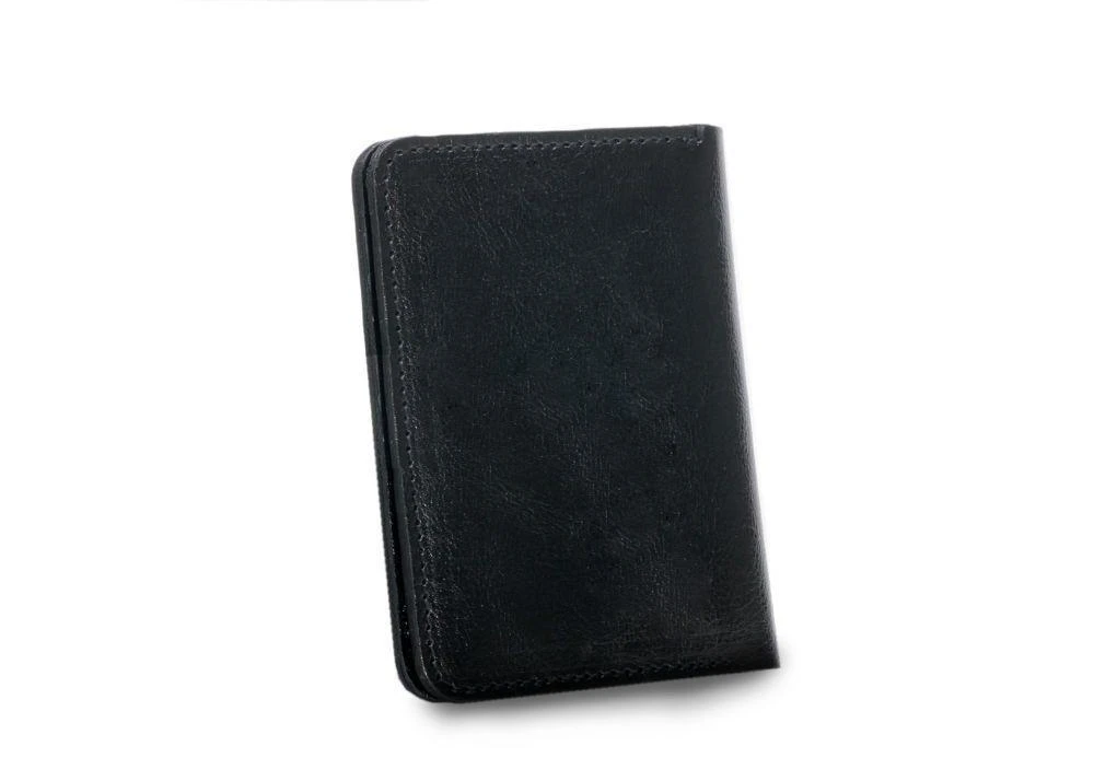 Solier Accessories Vyriška piniginė su skyriumi monetoms SOLIER SW15 SLIM - Juoda