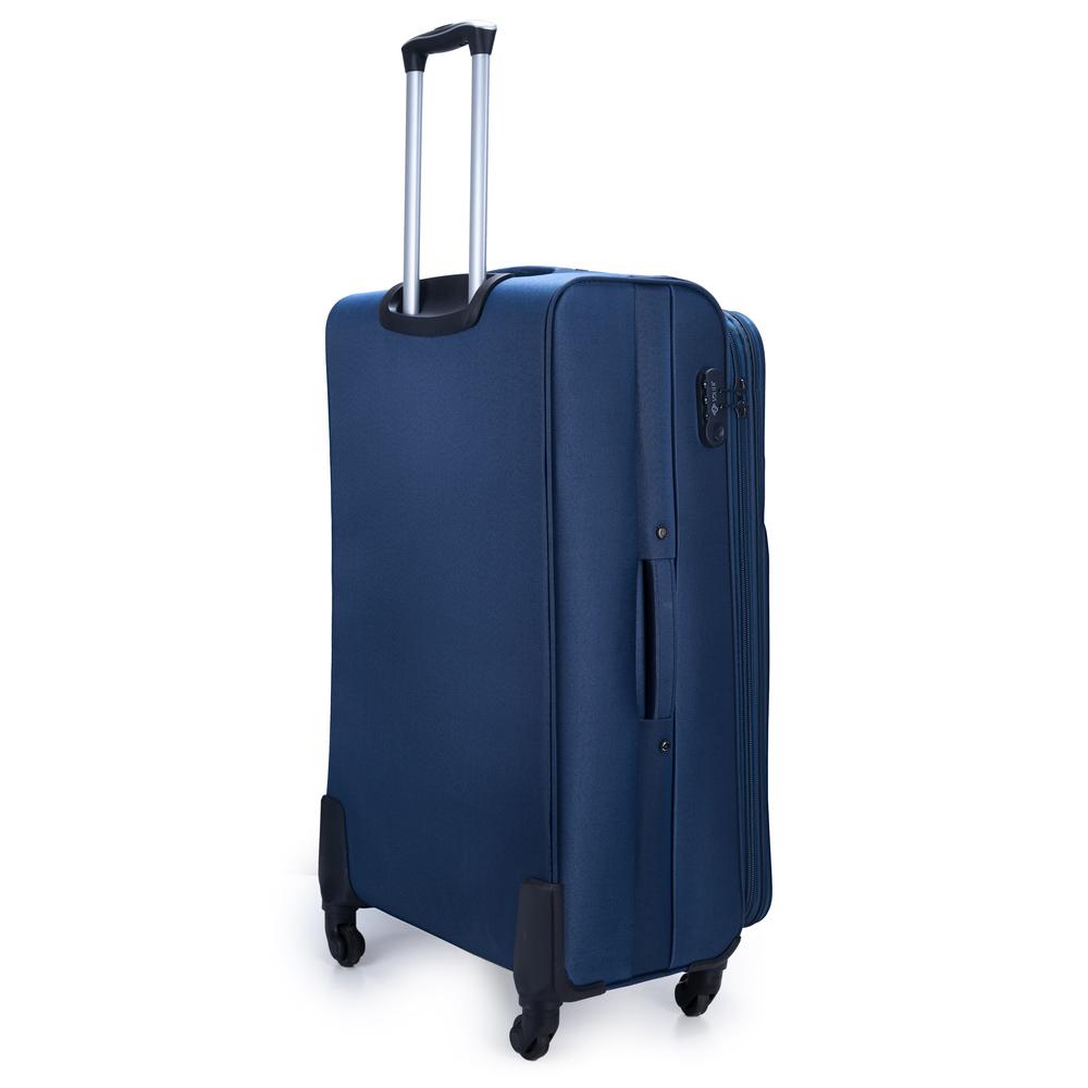 Kelioninis Solier Luggage Didelis lengvas lagaminas L Solier STL1801 - Mėlyna/ruda