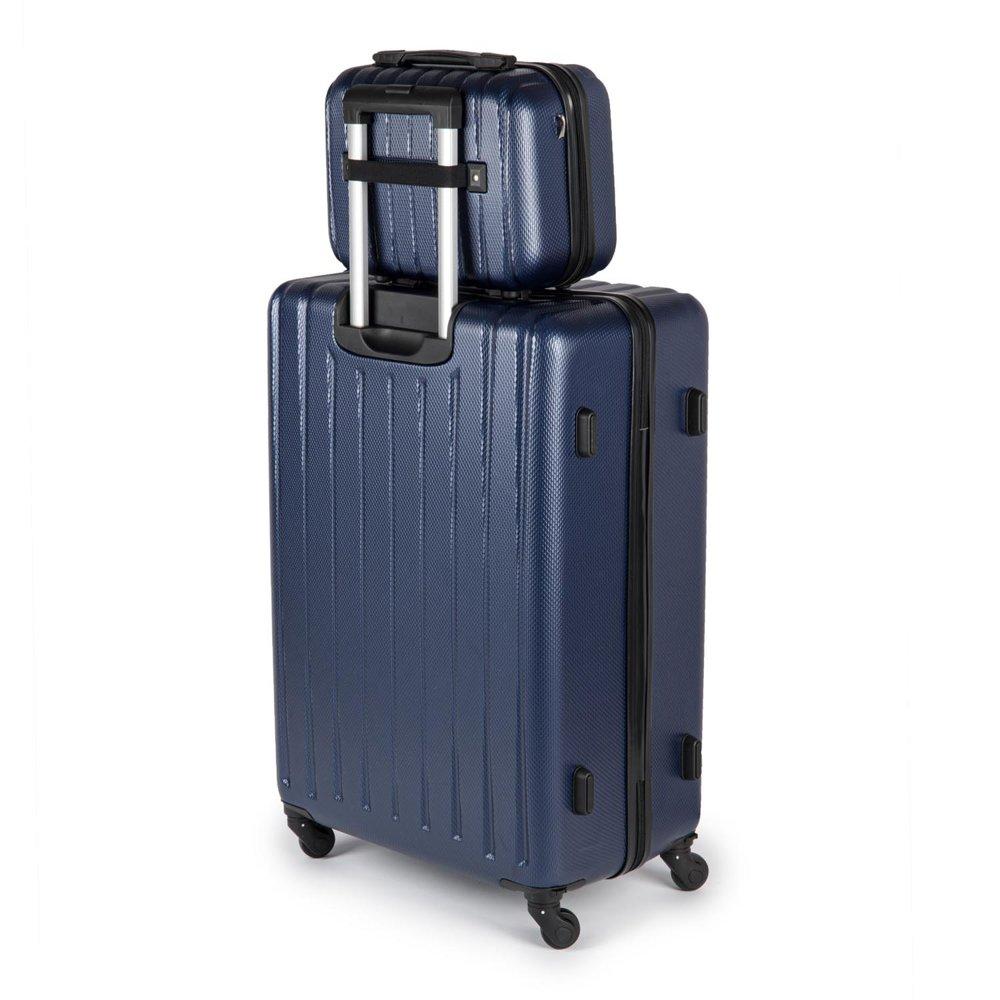 Kelioninis Solier Luggage Kosmetinis kelionių lagaminėlis XS ABS STL902 - Mėlynas