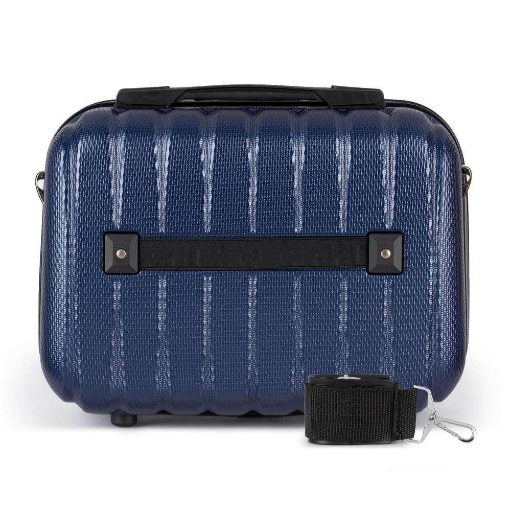 Kelioninis Solier Luggage Kosmetinis kelionių lagaminėlis XS ABS STL902 - Mėlynas