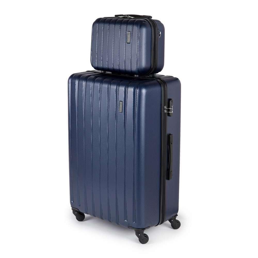 Kelioninis Solier Luggage Kosmetinis kelionių lagaminėlis XS ABS STL902 - Mėlynas