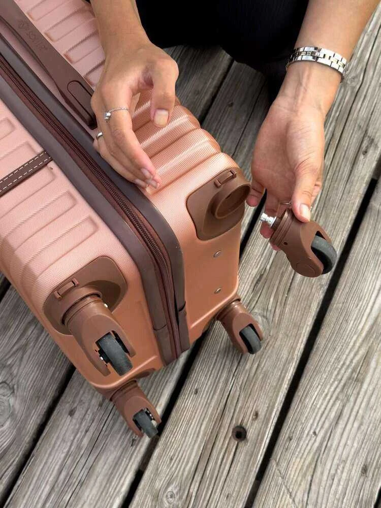 Kelioninis Solier Luggage Lagaminas Solier M 22 STL957 - Rožinė