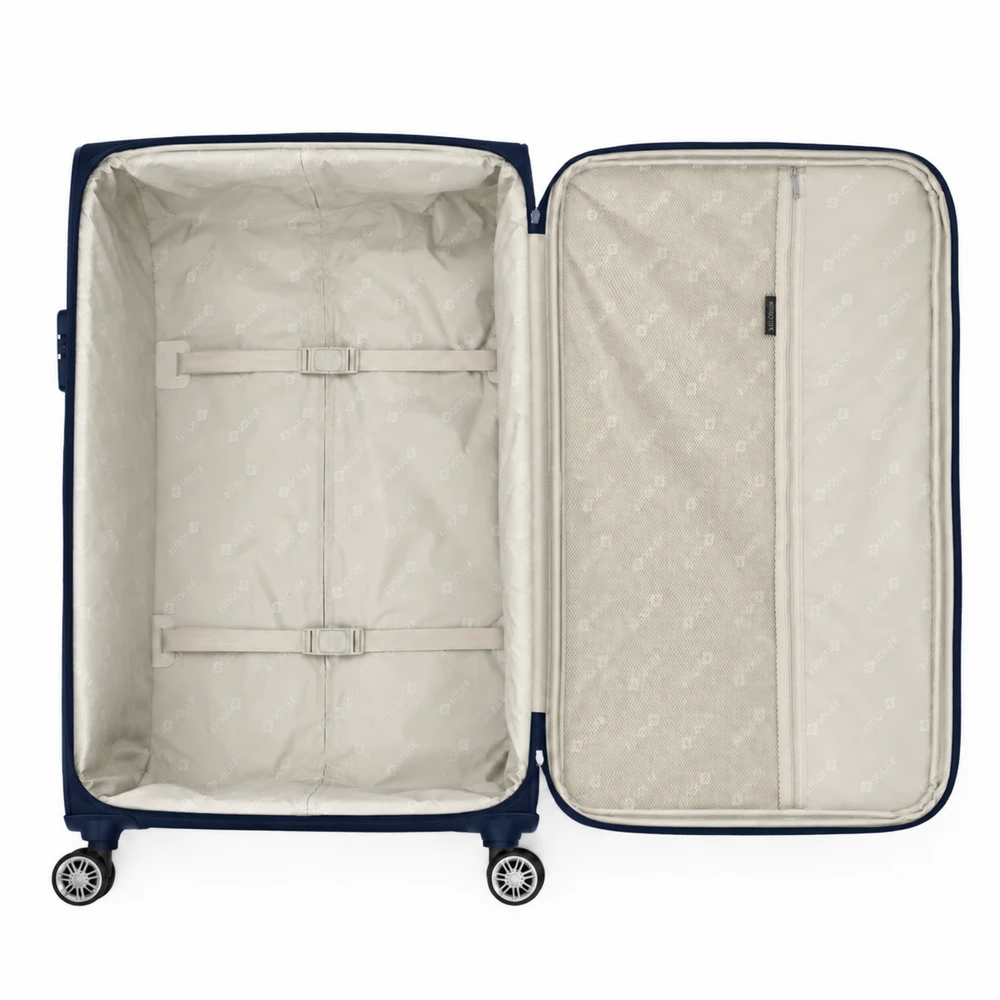 Solier Luggage Medium soft luggage M Solier STL1801 juodas