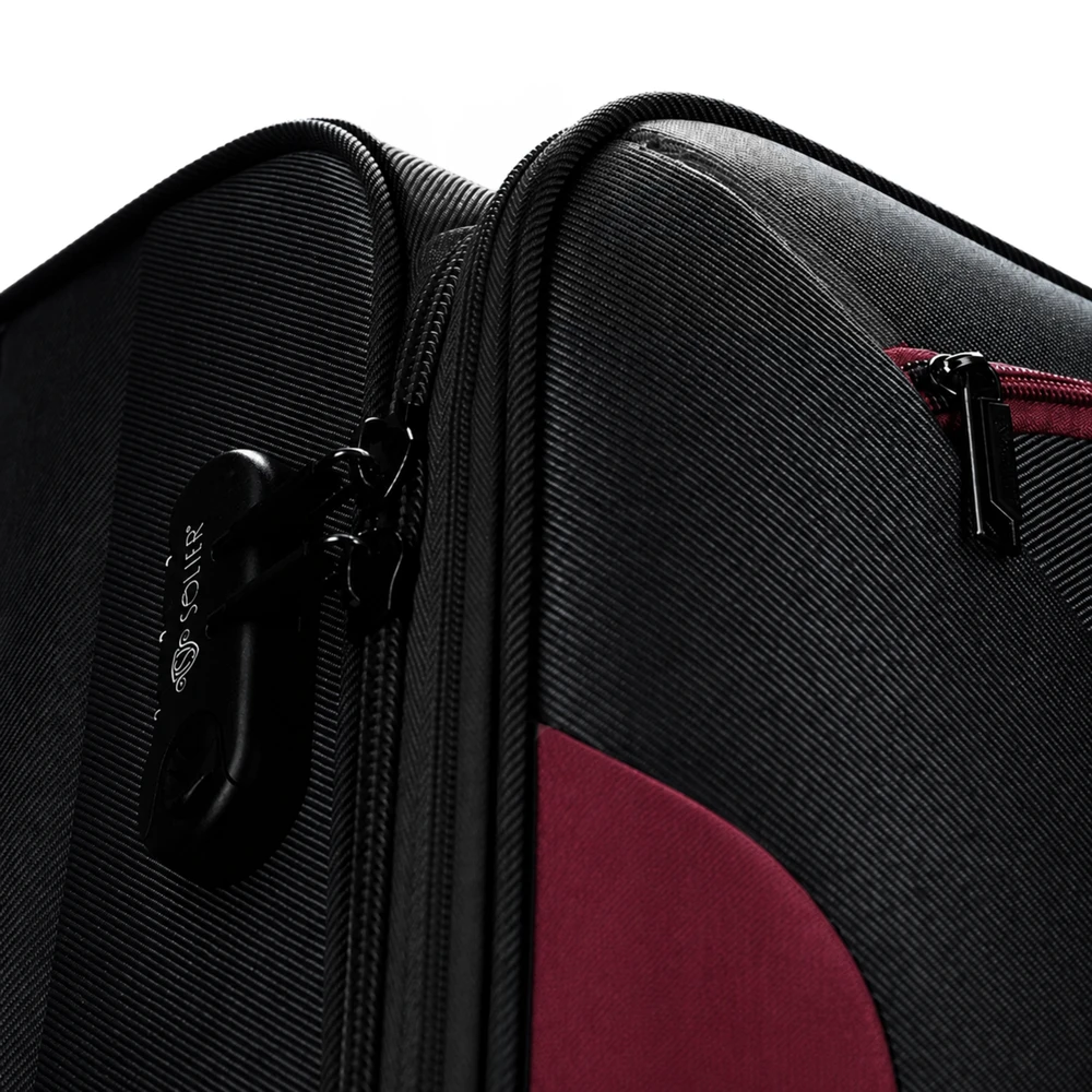 Solier Luggage Medium soft luggage M Solier STL1801 juodas