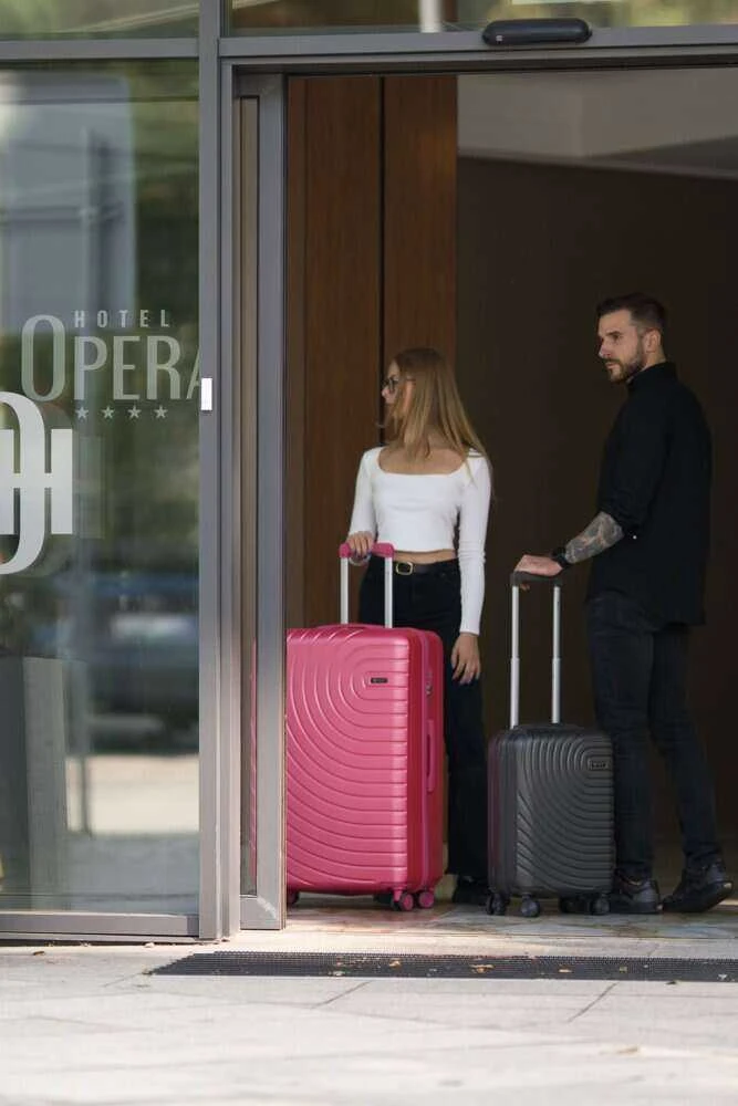 Kelioninis Solier Luggage Mažas lagaminas Solier STL1064 - Juoda P