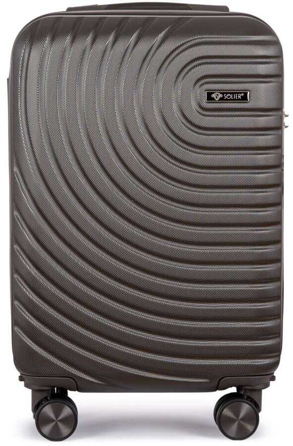 Kelioninis Solier Luggage Mažas lagaminas Solier STL1064 - Tamsiai pilka P