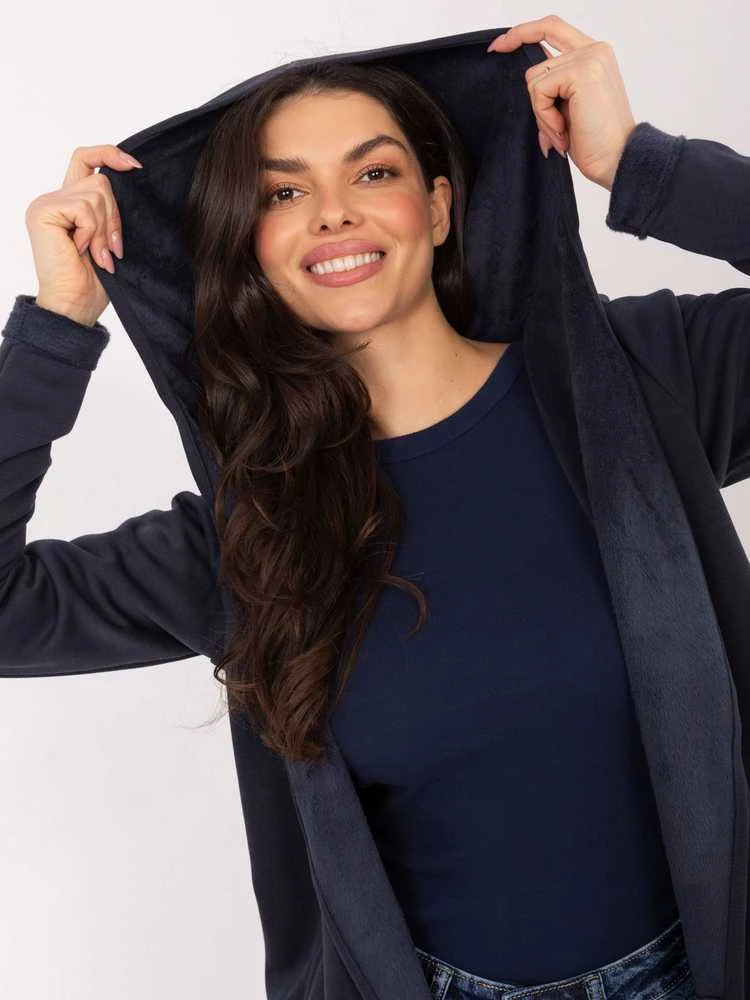Sublevel Bluza-D68450M01066D2-tamsiai mėlyna