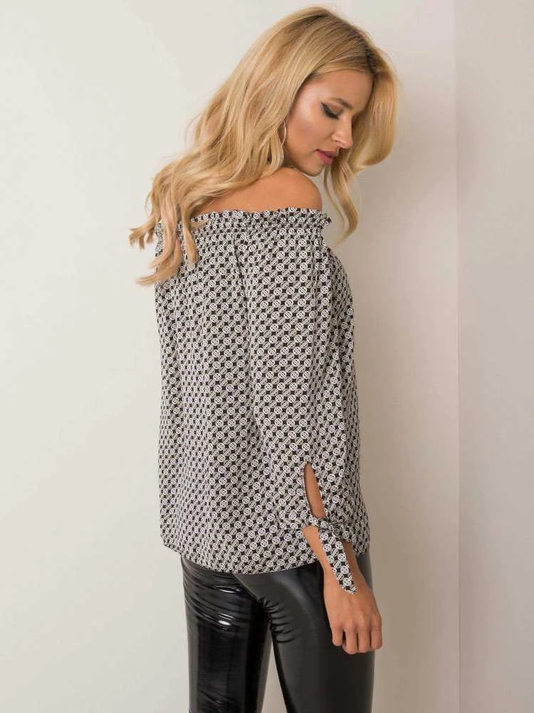 Sublevel Palaidinė-D52211W10987B-juoda ir balta