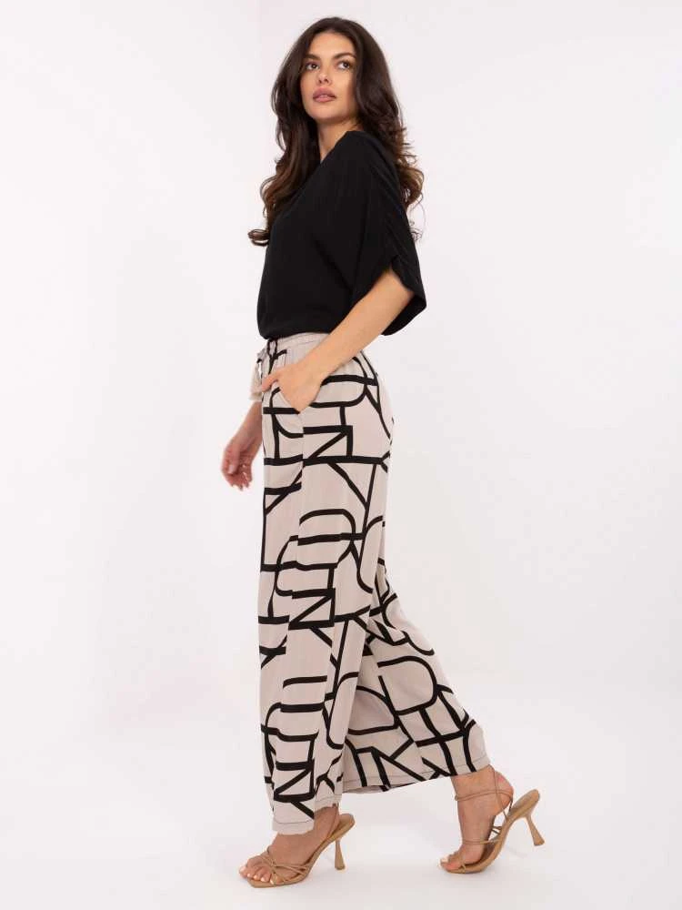 Sublevel Kelnės-D73771M62237G-smėlio spalva