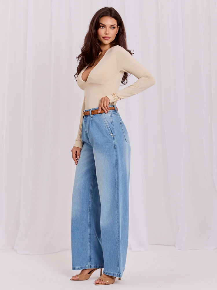 Sublevel Kelnės-D80030BI62568L211-mėlyna