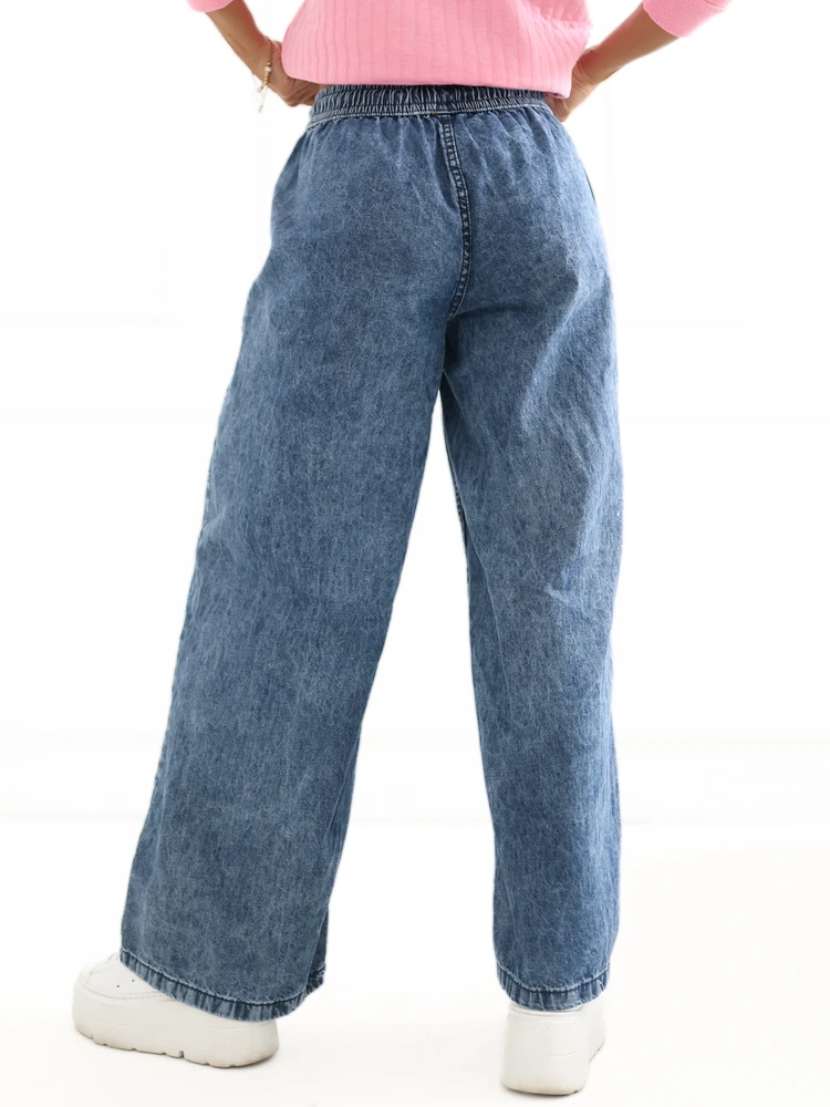 Sublevel Kelnės-D80038BB62627M327-ciemny mėlyna