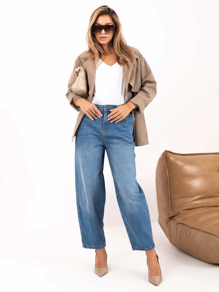 Sublevel Kelnės jeans-D80044AH62683L233-šviesiai mėlyna