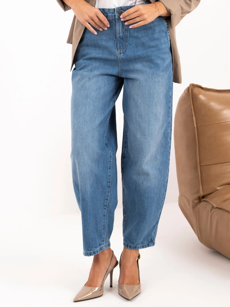 Sublevel Kelnės jeans-D80044AH62683L233-šviesiai mėlyna