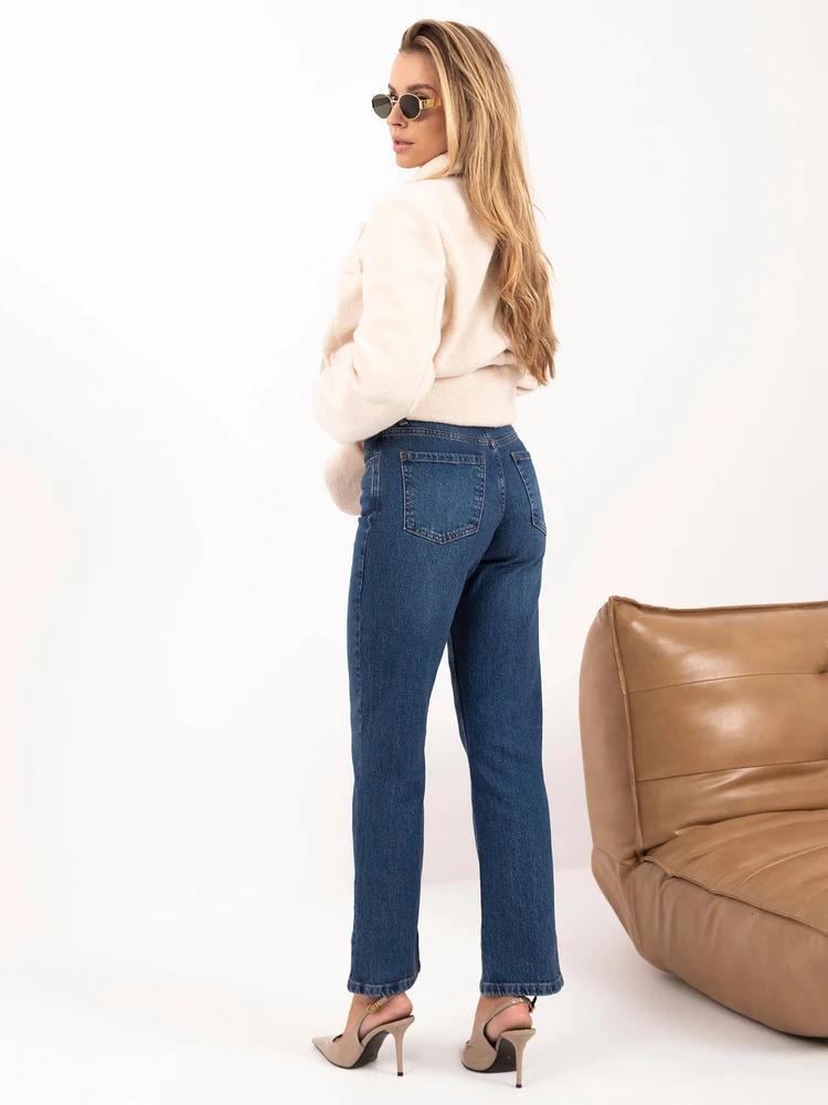 Sublevel Kelnės jeans-D85096AH62682D319-ciemny mėlyna