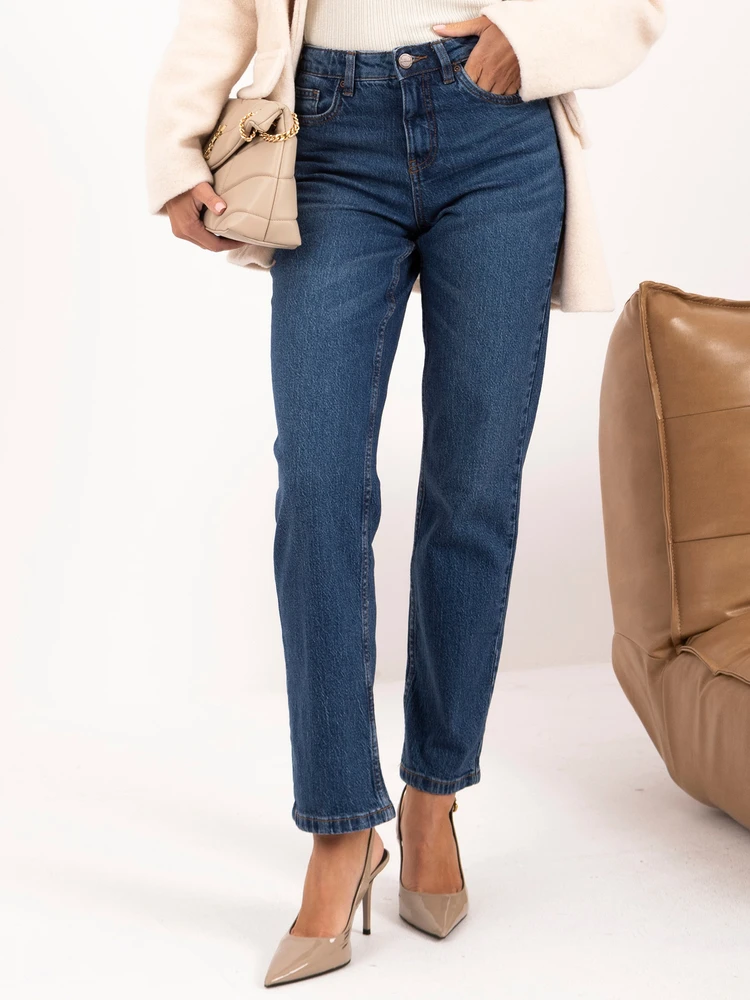 Sublevel Kelnės jeans-D85096AH62682D319-ciemny mėlyna